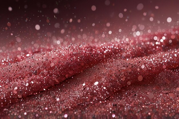 Photo radiant pink glitter with soft flowing light effects