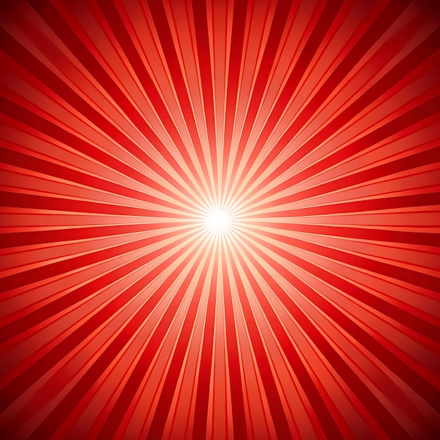 Photo radiant red sunburst background design