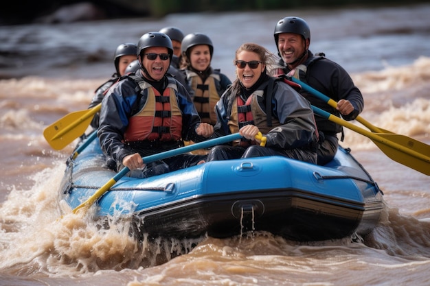 raft water white teamwork fun woman rapid water person people male and female tourist gathering Guided by a professional pilot on white water rafting in Ecuador