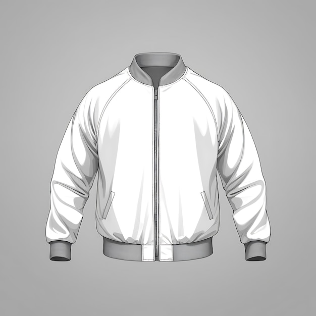 Raglan jacket mockup