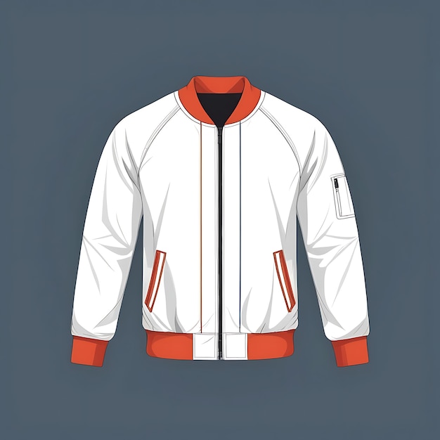 Raglan jacket mockup