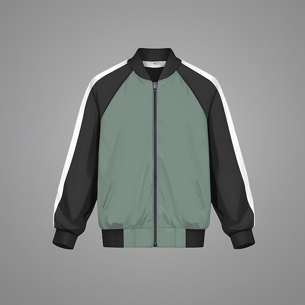 Photo raglan jacket mockup