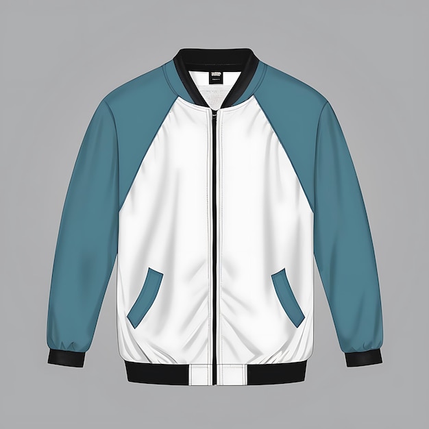 Raglan jacket mockup