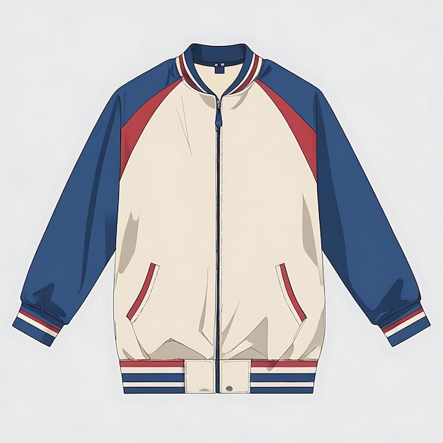 Raglan jacket mockup