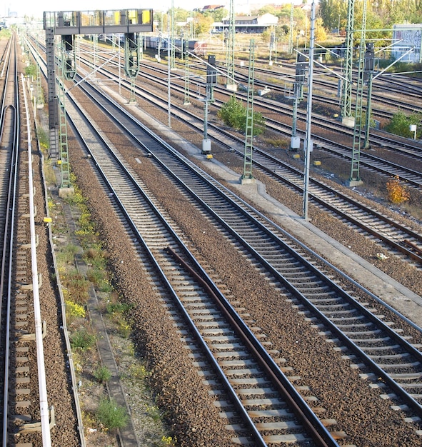 Railway tracks for train