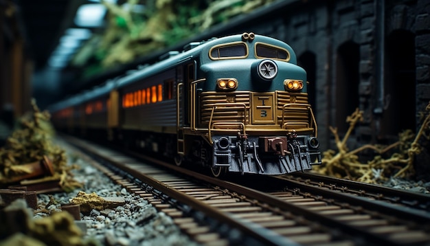 Railways diorama photoshoot Realistic model