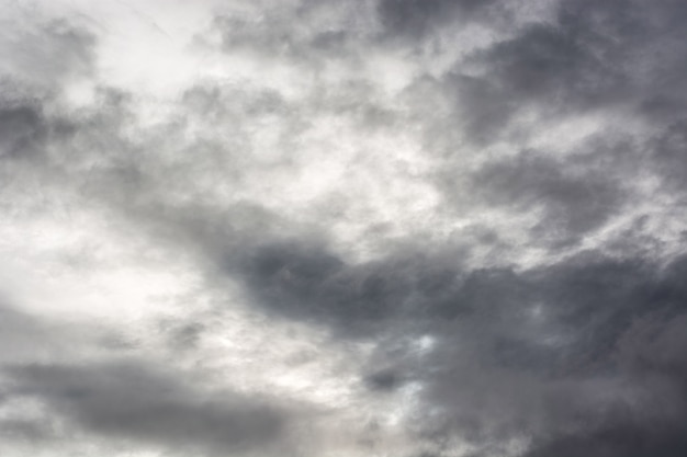 Rain clouds are forming in the sky, soft blur and soft focus.