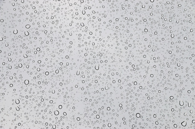 Rain drops on window glasses texture background