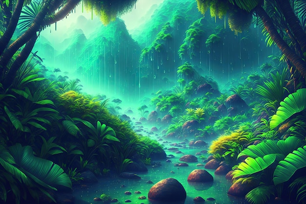 Rain Forest Background