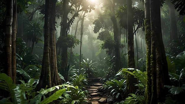 Rain forest of Southeast Asia