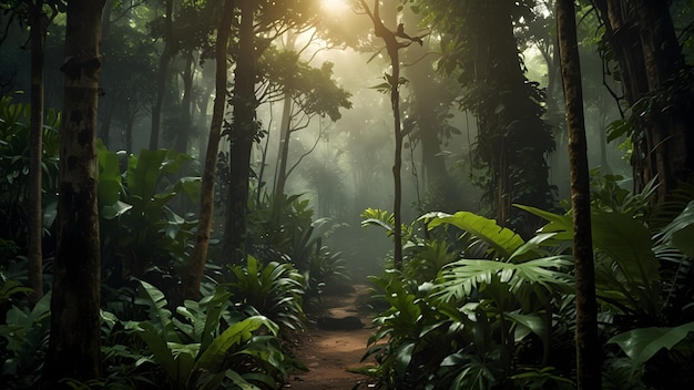 Rain forest of Southeast Asia