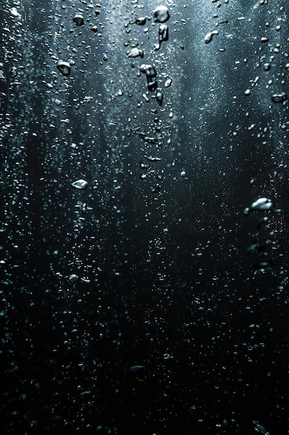 Rain texture on black background hyper realistic high resolution