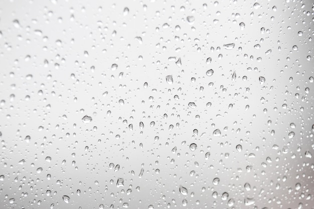 Rain./Water Drops./ Water drops on glass.