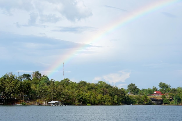 Rainbow after the rain stopped