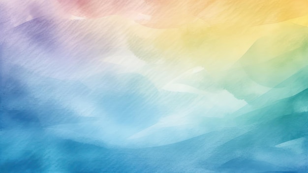 Rainbow background with a cloud and the word rainbow on it