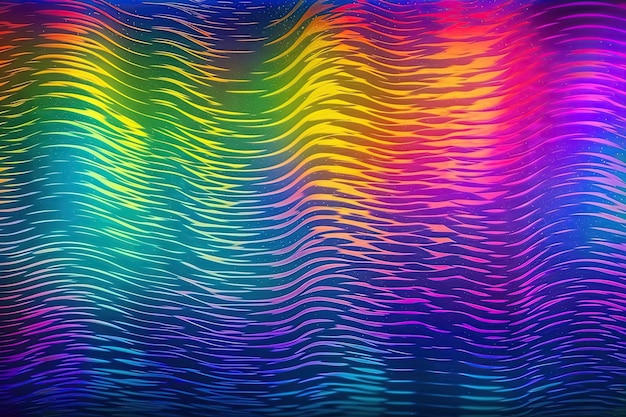 Rainbow background with multicolored texture Generative AI illustration