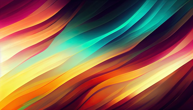 Rainbow Blend Background Layers Abstract Gradient background design colorful shapes 3d Illustration