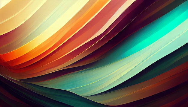 Rainbow Blend Background Layers Abstract Gradient background design colorful shapes