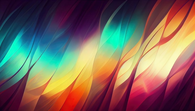 Rainbow Blend Background Layers Abstract Gradient background design colorful shapes