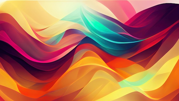 Rainbow Blend Background Layers Abstract Gradient background design colorful shapes