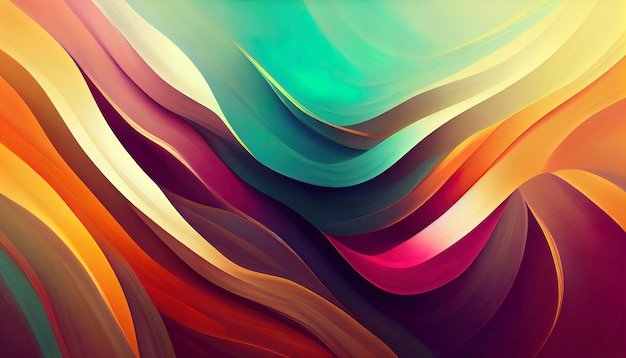 Rainbow Blend Background Layers Abstract Gradient background design colorful shapes