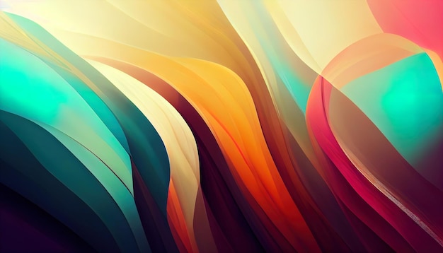 Rainbow Blend Background Layers Abstract Gradient background design colorful shapes