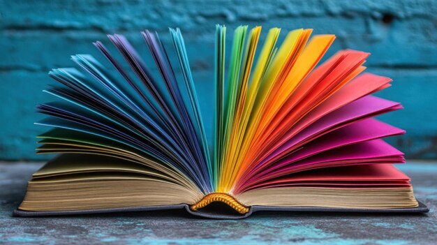 Photo rainbow book