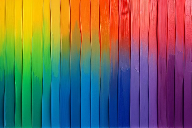 Rainbow Brush Strokes colorful background colorful wave