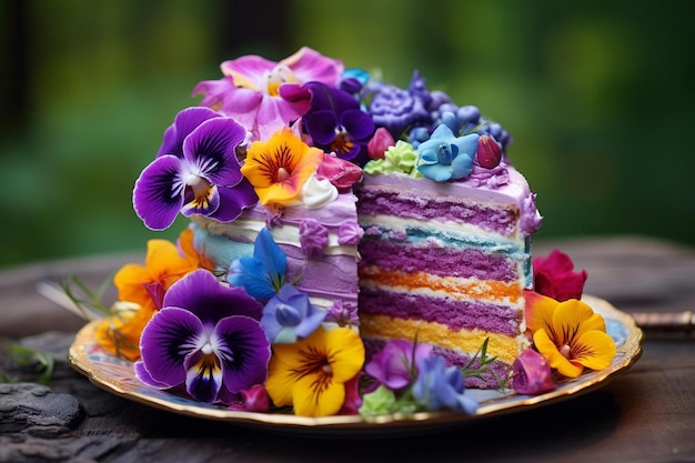 Rainbow Cake Carnival Sweet Festivity