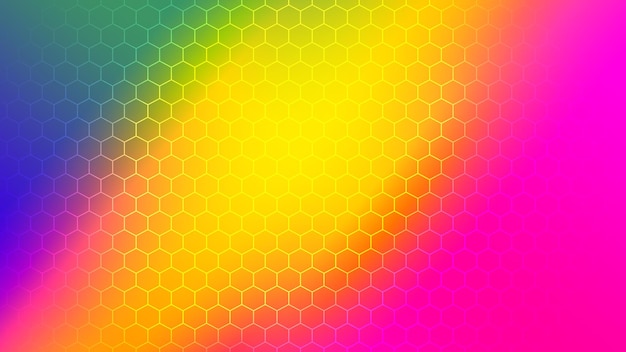 Rainbow color background with a rainbow pattern.