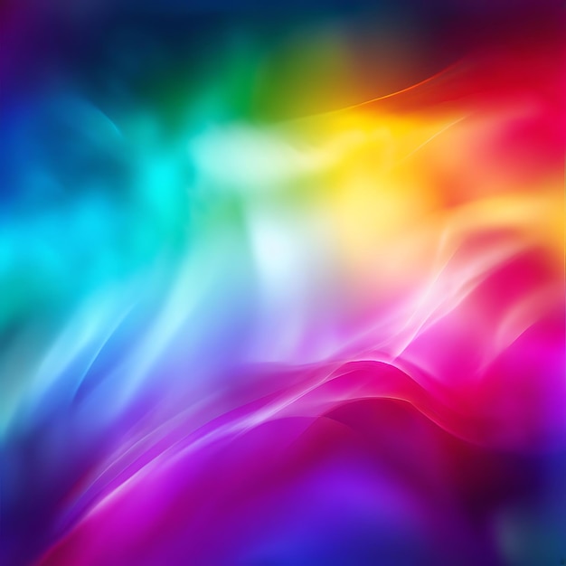 Photo a rainbow colored background with a rainbow pattern