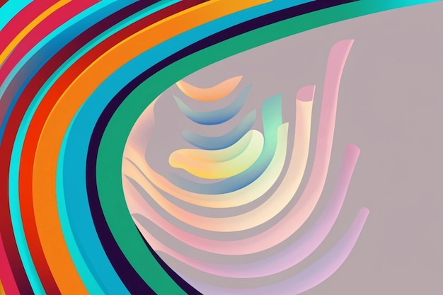 a rainbow colored background with a rainbow pattern