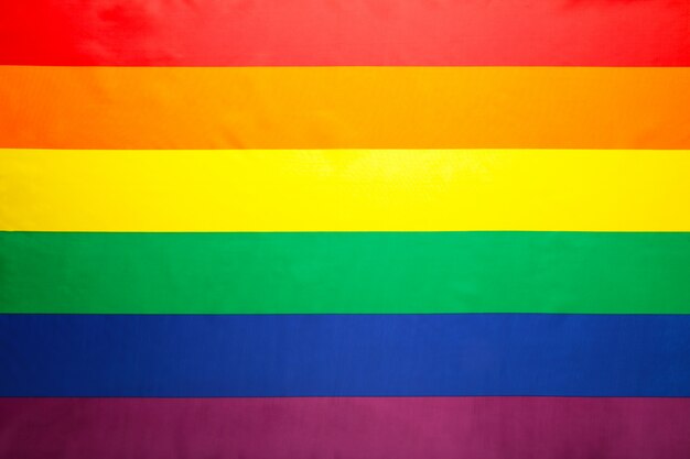 A rainbow flag