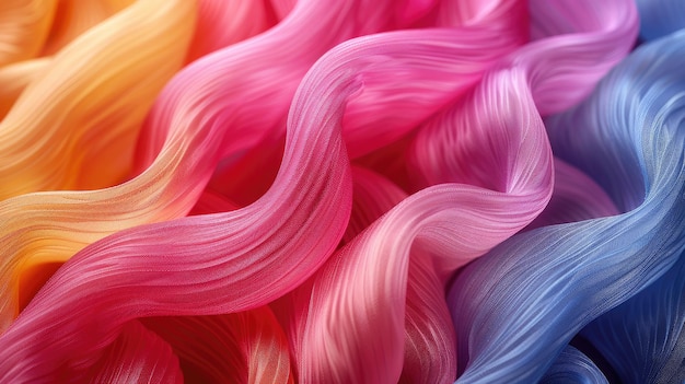 a rainbow of hair dye is shown in this photo