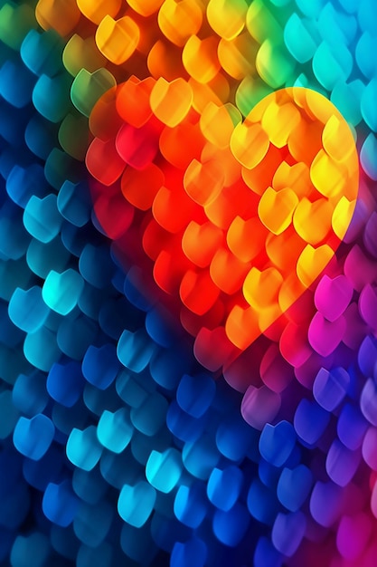 Rainbow heart wallpapers that are sure to make your day