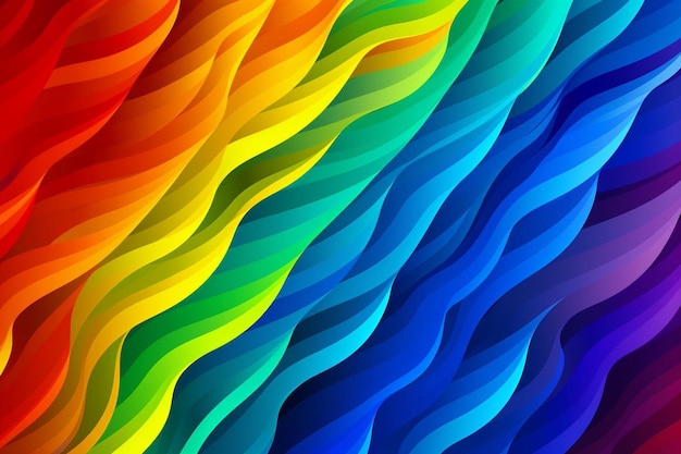 Rainbow pattern design