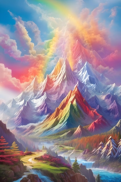 The Rainbow Peaks of Harmony