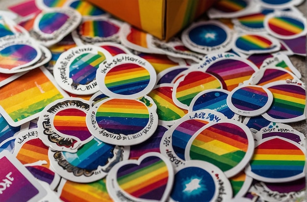 a rainbow pinwheel with the word love on it