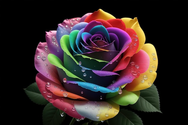 Rainbow roses wallpapers for all screen resolutions