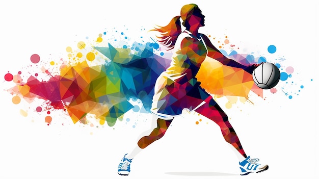 RAINBOW OF SPORTS SILHOUETTES