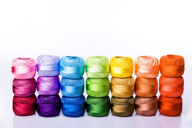 Rainbow of threads