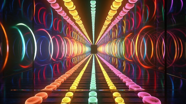 Rainbow tunnel