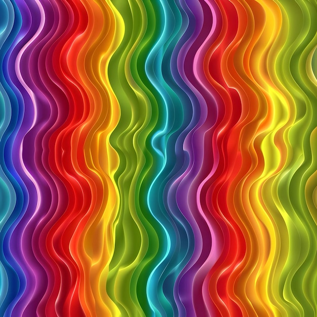 Rainbow wave background