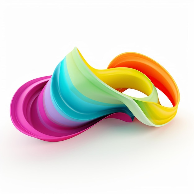 rainbow with white background high quality ultra hd