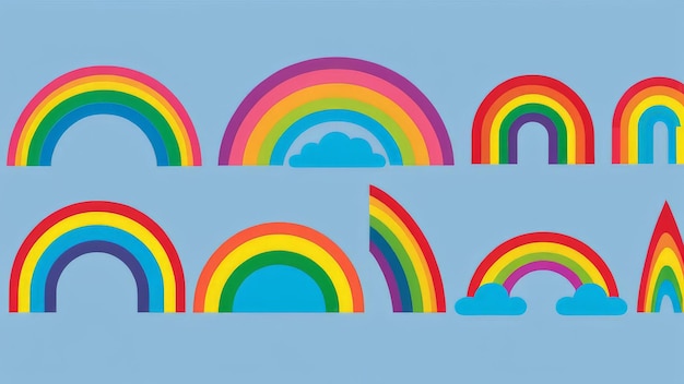 rainbows are the most popular characters in the world