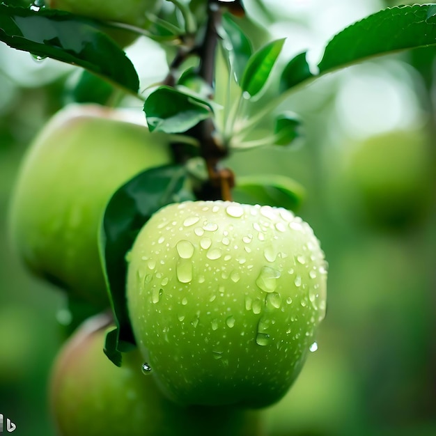 Raindrops amp Apples Ore Natural Apples amp Fruit Farms Generative AI