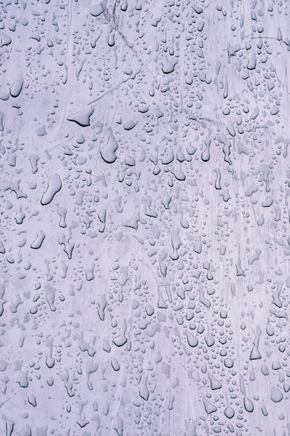 raindrops on the metallic surface, abstract background