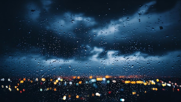 Rainy night dark bokeh blur black hd wallpapers