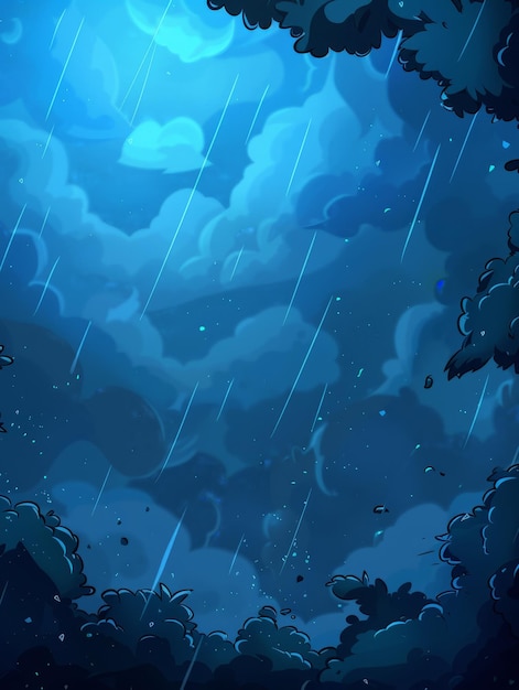 Rainy Night in the Woods