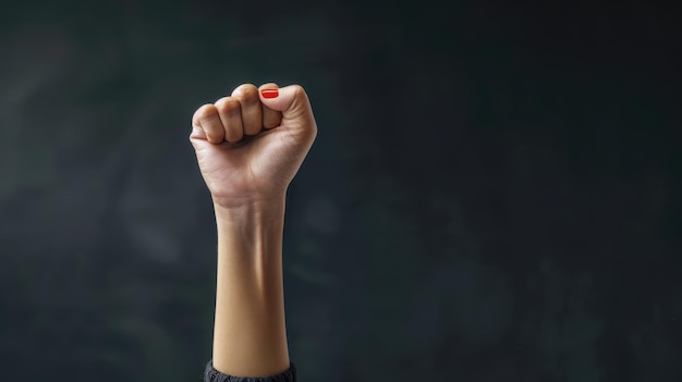 Raised Fist Symbol of Power and Resistance